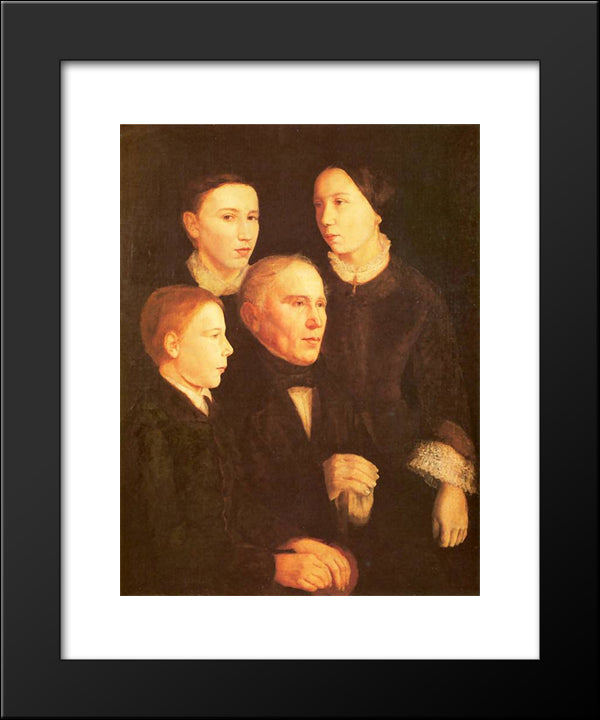 Matejko Family 20x24 Black Modern Wood Framed Art Print Poster by Matejko, Jan