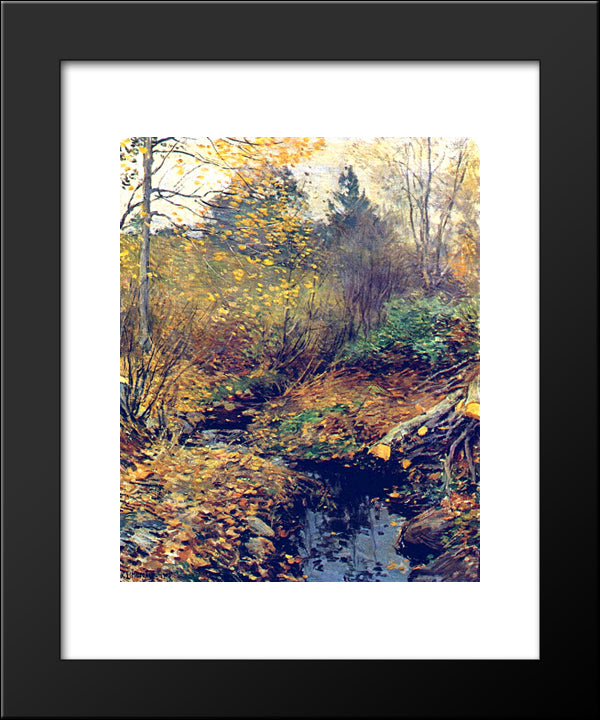Landscape 20x24 Black Modern Wood Framed Art Print Poster by Metcalf, Willard