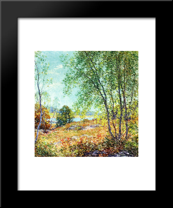 Passing Summer 20x24 Black Modern Wood Framed Art Print Poster by Metcalf, Willard