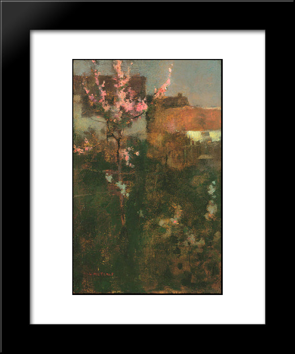 Remember Spring 20x24 Black Modern Wood Framed Art Print Poster by Metcalf, Willard