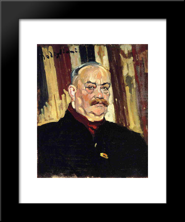 Joseph Levi 20x24 Black Modern Wood Framed Art Print Poster by Modigliani, Amedeo