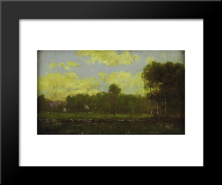 Landscape 20x24 Black Modern Wood Framed Art Print Poster by Onderdonk, Robert Julian