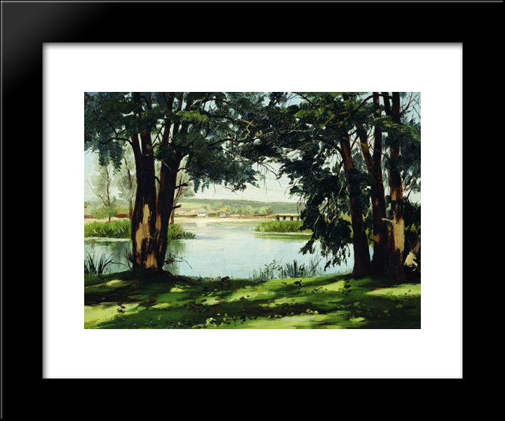 The Sunny Day 20x24 Black Modern Wood Framed Art Print Poster by Orlovsky, Volodymyr