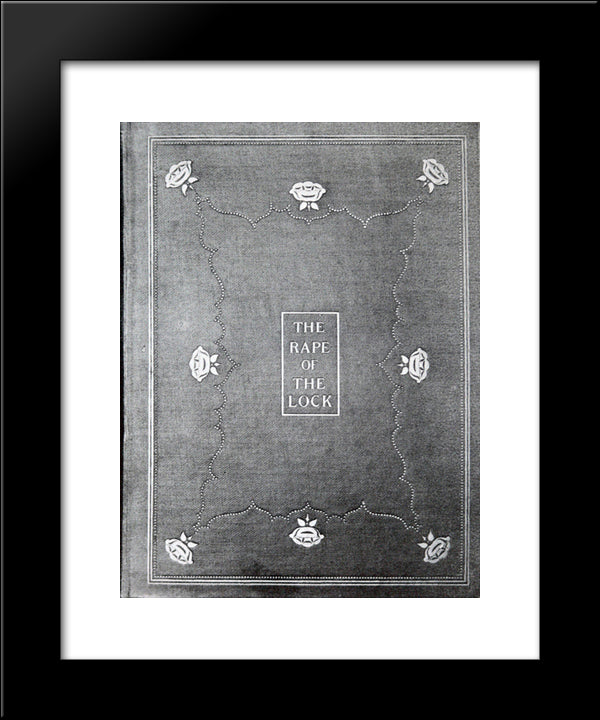 Front Cover 20x24 Black Modern Wood Framed Art Print Poster by Beardsley, Aubrey