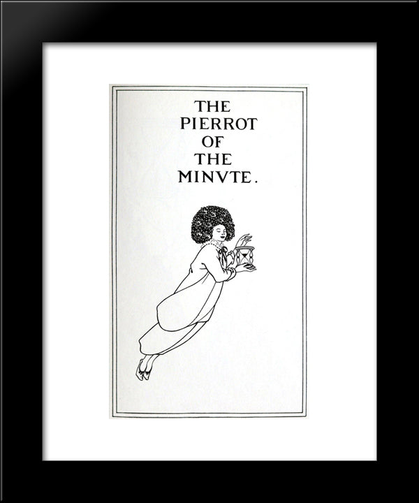 Front Cover 20x24 Black Modern Wood Framed Art Print Poster by Beardsley, Aubrey