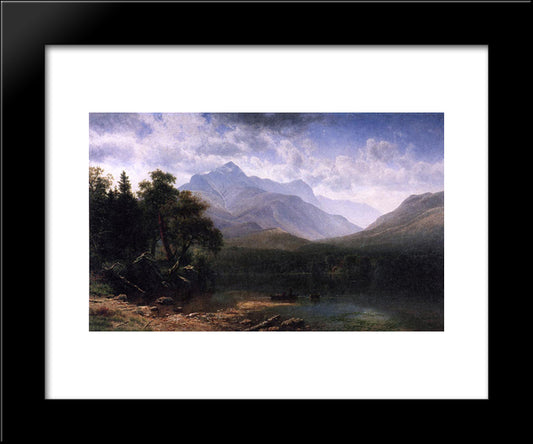 Mount Washington 20x24 Black Modern Wood Framed Art Print Poster by Bierstadt, Albert