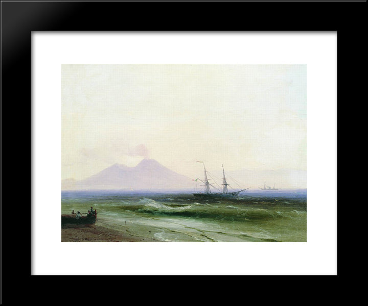 Seascape 20x24 Black Modern Wood Framed Art Print Poster by Aivazovsky, Ivan