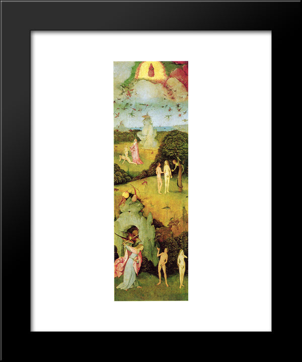 Haywain (Detail) 20x24 Black Modern Wood Framed Art Print Poster by Bosch, Hieronymus