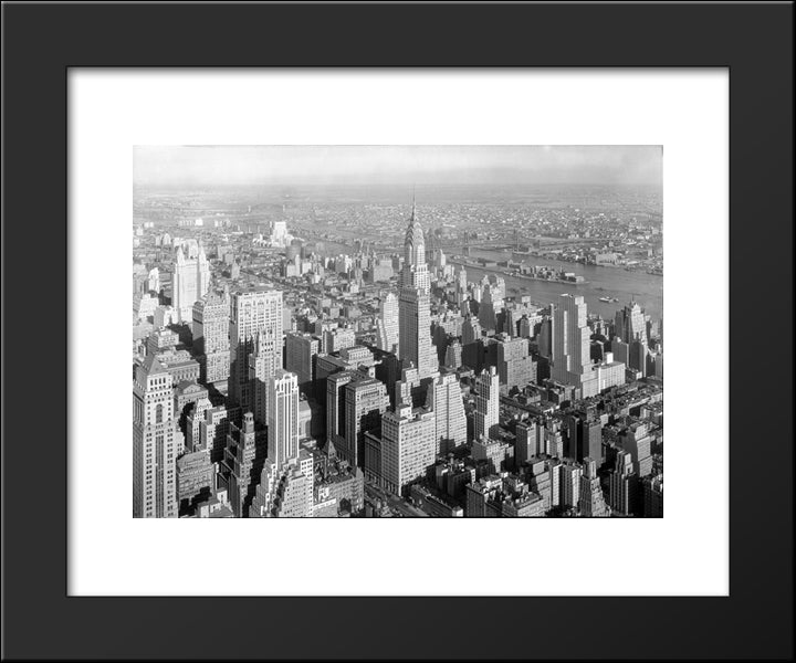 New York City Chrysler Building -1932 20x24 Black Modern Wood Framed Art Print Poster