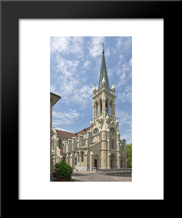 Kirche Sankt Peter Und Paul 20x24 Black Modern Wood Framed Art Print Poster