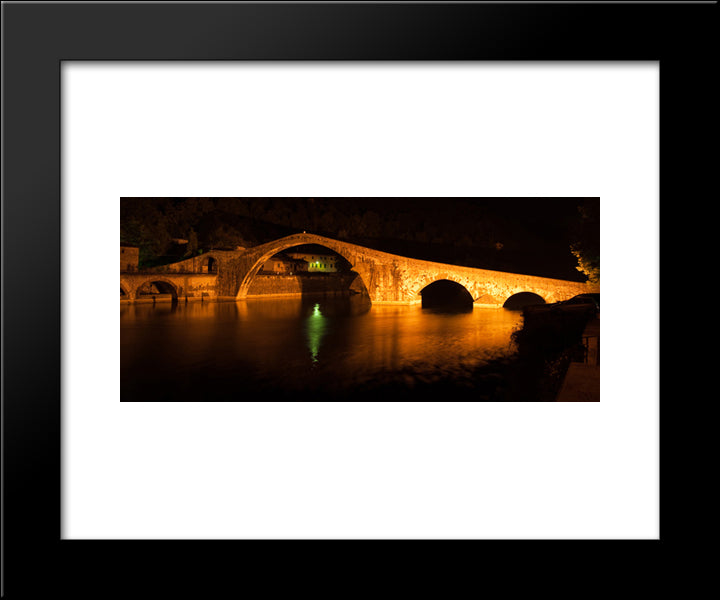 Bridge Of Mary Madgalene 20x24 Black Modern Wood Framed Art Print Poster