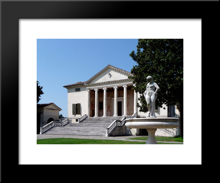 Villa Badoer Fratta Polesine Facciata 20x24 Black Modern Wood Framed Art Print Poster