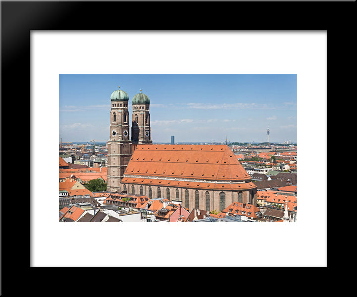 Church Of Our Blessed Lady, Germany 20x24 Black Modern Wood Framed Art Print Poster