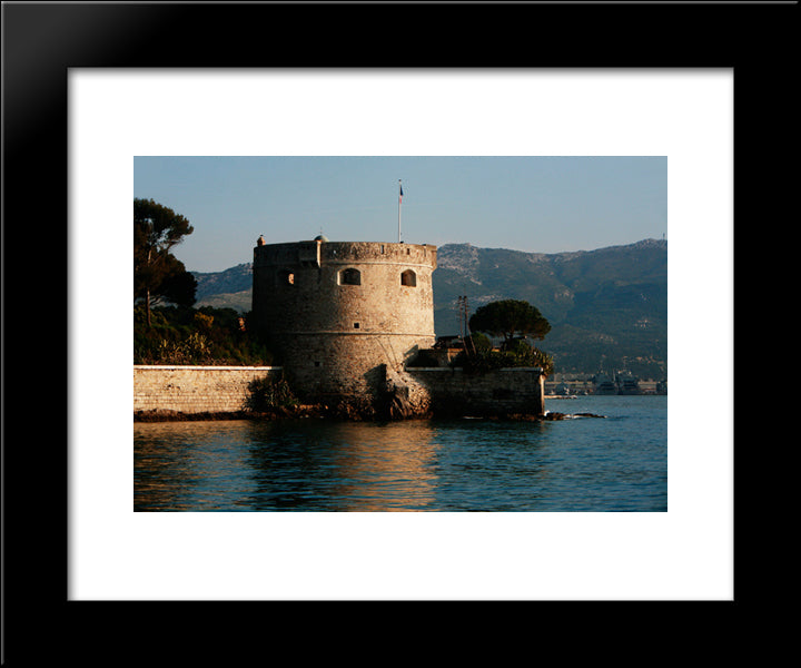 Fort De Balaguier 20x24 Black Modern Wood Framed Art Print Poster