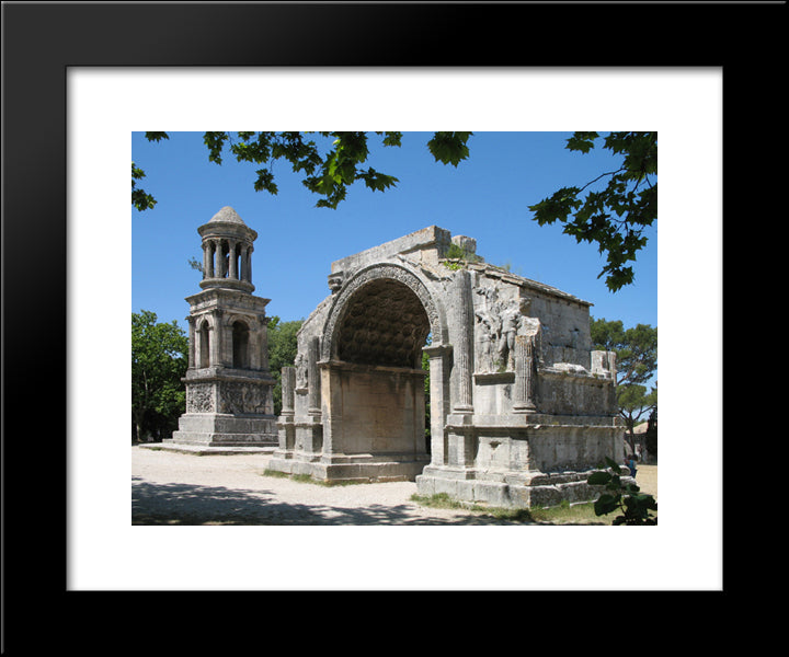 Saint Remy De Provence, France 20x24 Black Modern Wood Framed Art Print Poster