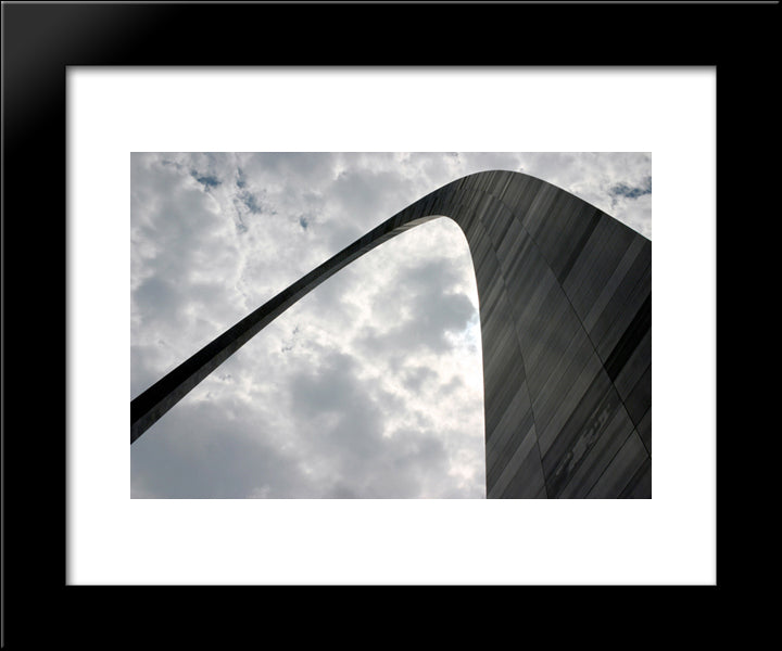 Gateway Arch, St. Louis 20x24 Black Modern Wood Framed Art Print Poster