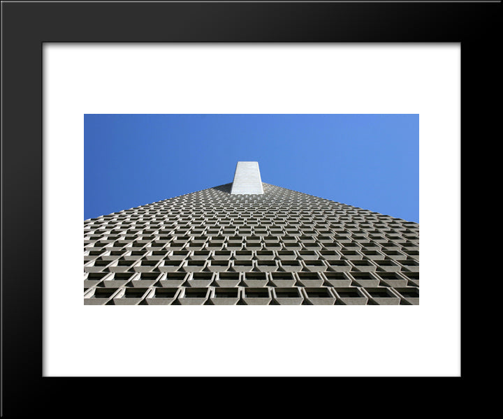 Transamerica Building, San Francisco 20x24 Black Modern Wood Framed Art Print Poster