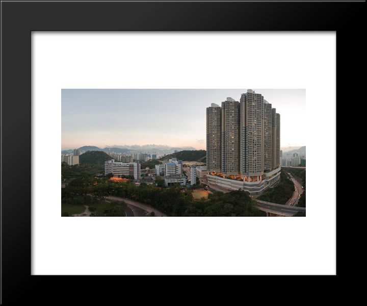 Shun Lee, Kwun Tong, Hong Kong 20x24 Black Modern Wood Framed Art Print Poster