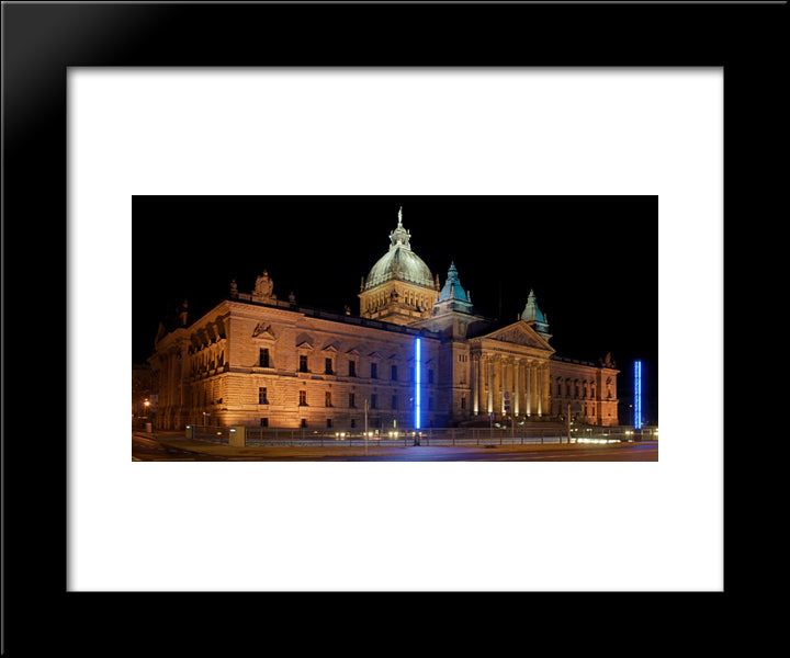 Federal Administrative Court, Germany 20x24 Black Modern Wood Framed Art Print Poster