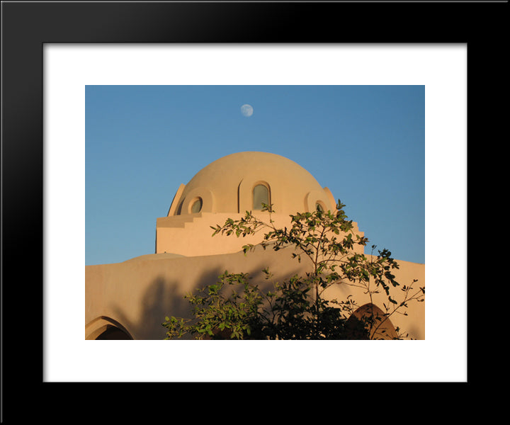 Tamr Henna Square, Egypt 20x24 Black Modern Wood Framed Art Print Poster