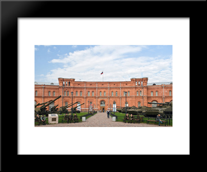 Military Museum Of Artillery, Russia 20x24 Black Modern Wood Framed Art Print Poster
