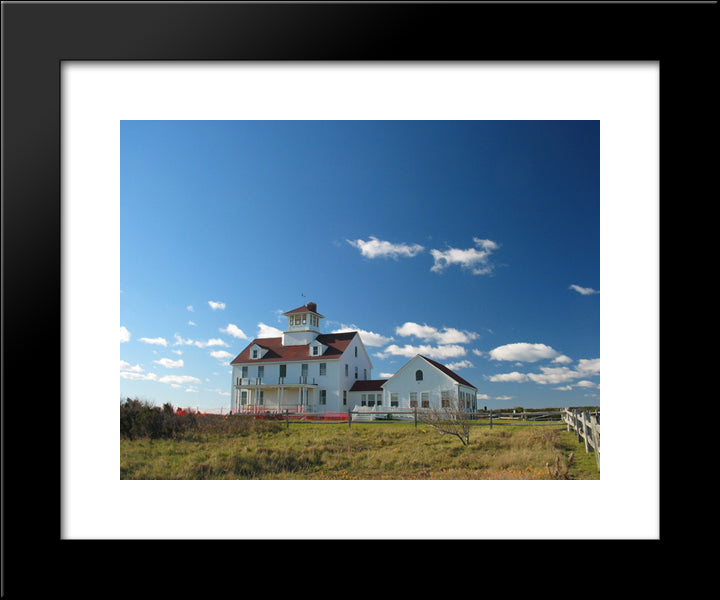Cape Cod 20x24 Black Modern Wood Framed Art Print Poster