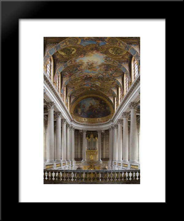 Royal Chapel Of The Palace Of Versailles 20x24 Black Modern Wood Framed Art Print Poster