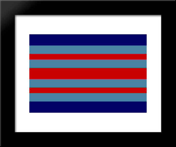 United Kingdom Air Of 10 Flag 20x24 Black Modern Wood Framed Art Print Poster