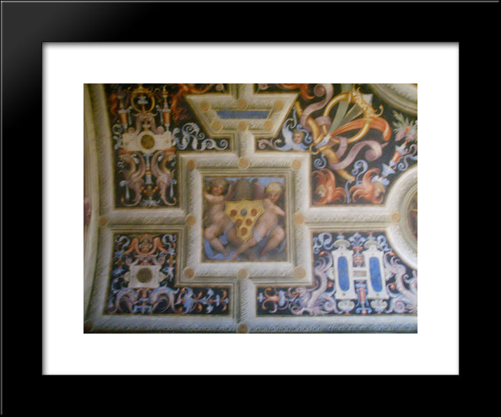 Volta 20x24 Black Modern Wood Framed Art Print Poster by Pontormo, Jacopo