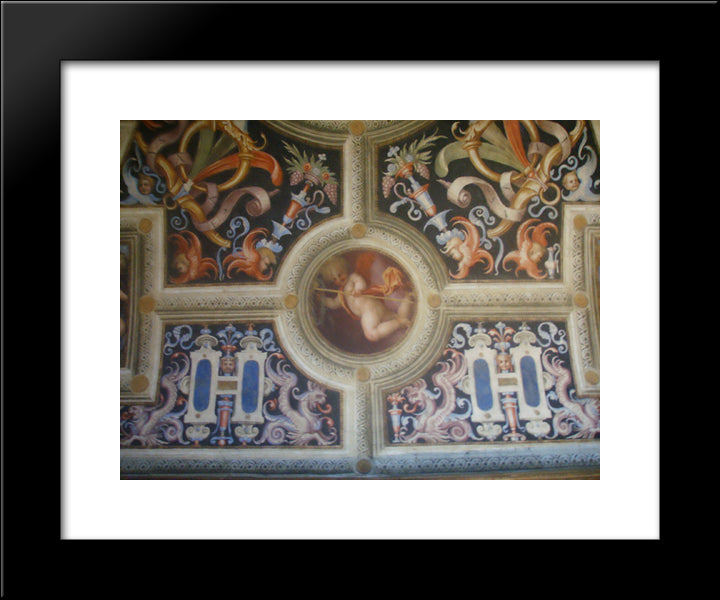 Volta 20x24 Black Modern Wood Framed Art Print Poster by Pontormo, Jacopo