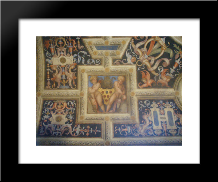 Volta 20x24 Black Modern Wood Framed Art Print Poster by Pontormo, Jacopo