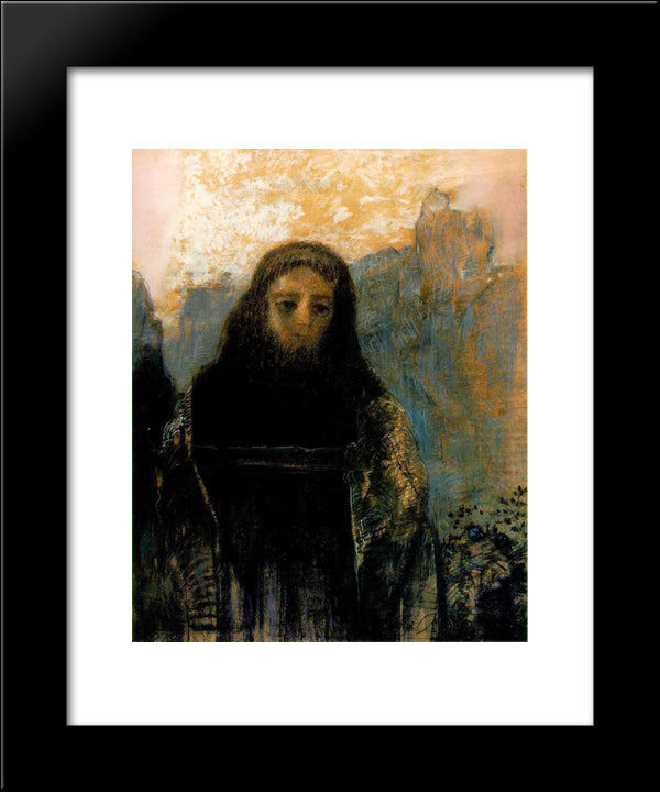Parsifal 20x24 Black Modern Wood Framed Art Print Poster by Redon, Odilon