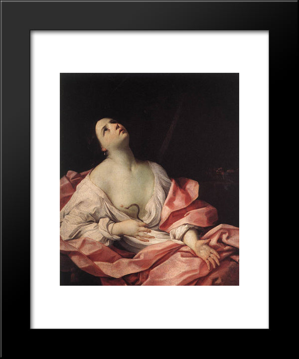 Cleopatra 20x24 Black Modern Wood Framed Art Print Poster by Reni, Guido