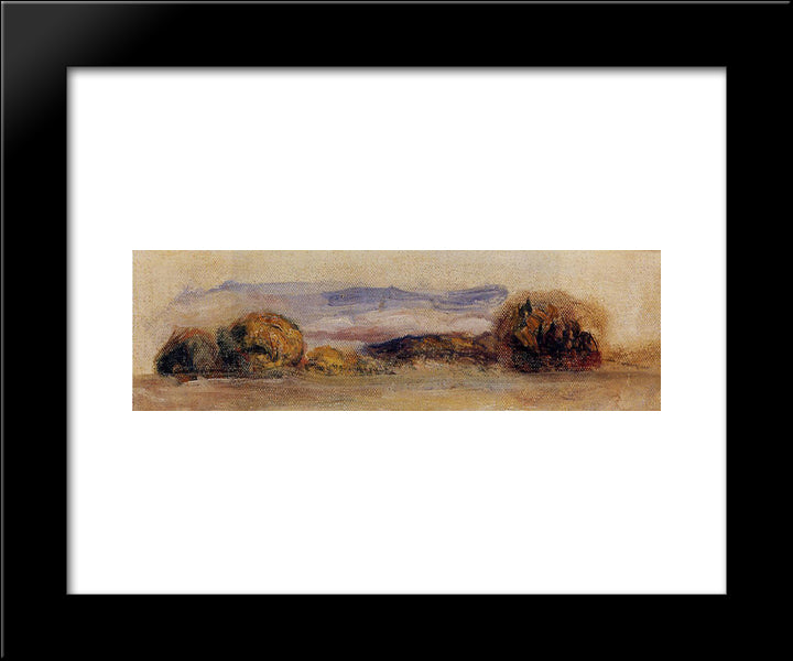 Landscape 20x24 Black Modern Wood Framed Art Print Poster by Renoir, Pierre Auguste