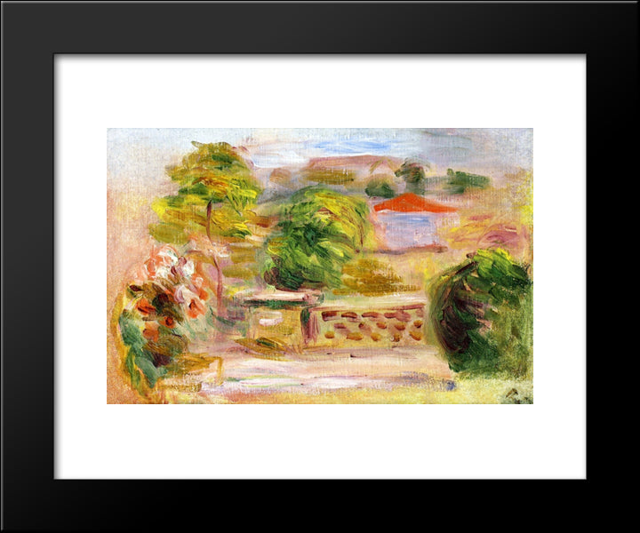 Landscape 20x24 Black Modern Wood Framed Art Print Poster by Renoir, Pierre Auguste