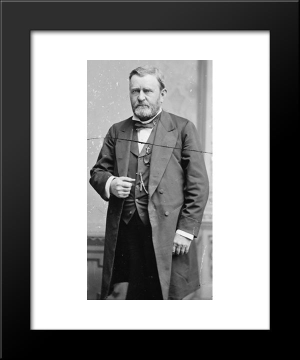 Grant, U.S. President 20x24 Black Modern Wood Framed Art Print Poster by Library of Congress