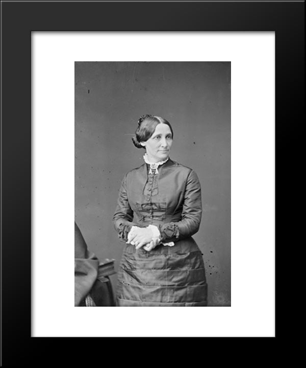 Hayes, Mrs. Rutherford B., Wife Of President 20x24 Black Modern Wood Framed Art Print Poster by Library of Congress
