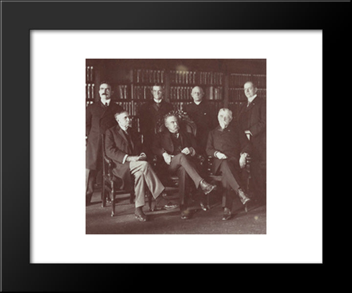 Anthracite Coal Strike Commission Appointed 1902 By President Roosevelt 20x24 Black Modern Wood Framed Art Print Poster by Library of Congress