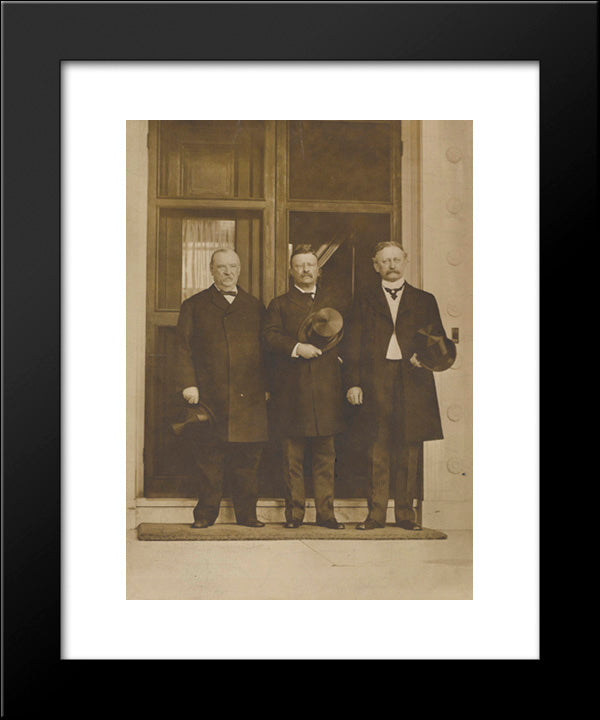 Our Past, Present And Possible Future Presidents 20x24 Black Modern Wood Framed Art Print Poster by Library of Congress