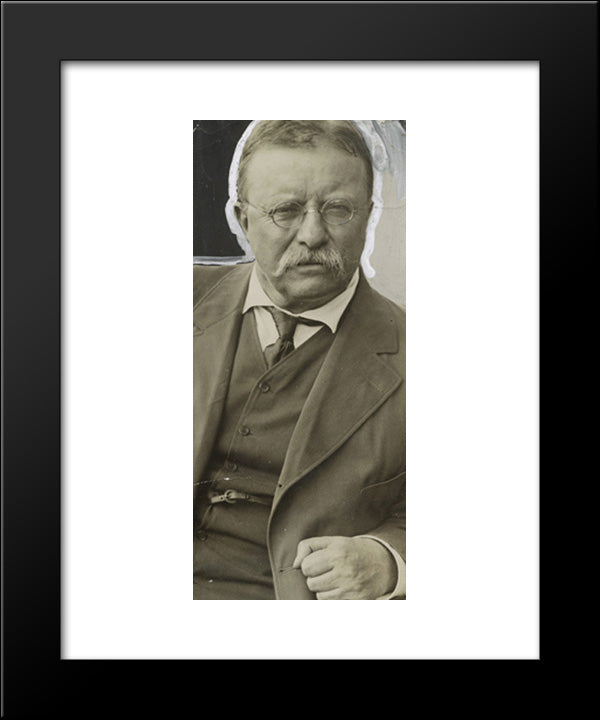 Colonel Theodore Roosevelt 20x24 Black Modern Wood Framed Art Print Poster by Library of Congress