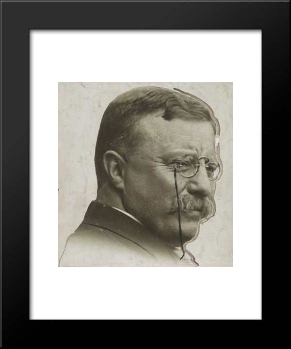Theodore Roosevelt 20x24 Black Modern Wood Framed Art Print Poster by Library of Congress