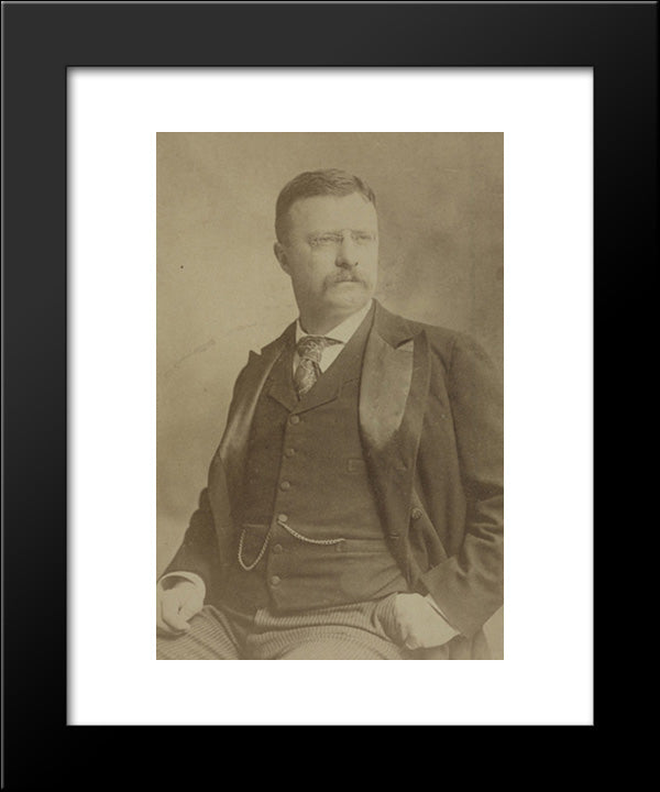 President Roosevelt 20x24 Black Modern Wood Framed Art Print Poster by Library of Congress