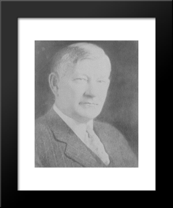 William Mcclelland, President Of Potomac Electric Power Co. Portrait Of Mr. Mcclelland, President Of Pepco 20x24 Black Modern Wood Framed Art Print Poster by Library of Congress