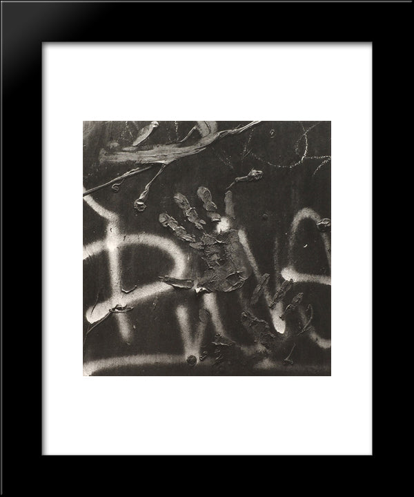 New York 24 20x24 Black Modern Wood Framed Art Print Poster by Castagno, Andrea del
