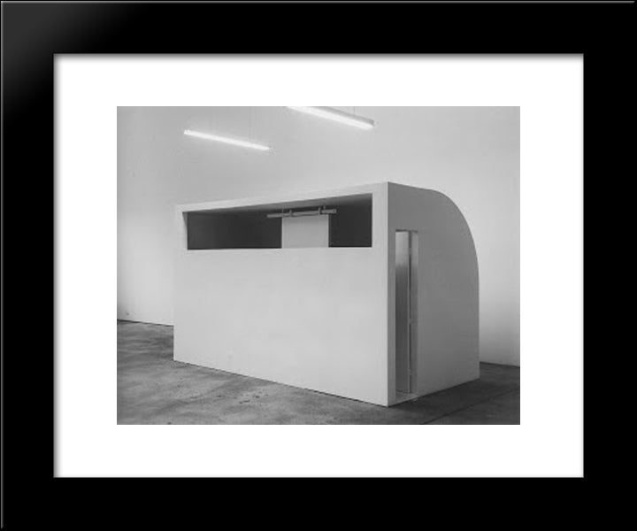Cell No. 4 (Prototype) 20x24 Black Modern Wood Framed Art Print Poster by Absalon
