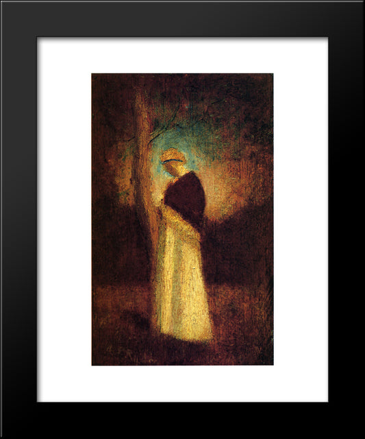 Spirit Of Autumn 20x24 Black Modern Wood Framed Art Print Poster by Pinkham Ryder, Albert