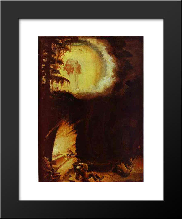Ascension Of Christ 20x24 Black Modern Wood Framed Art Print Poster by Altdorfer, Albrecht