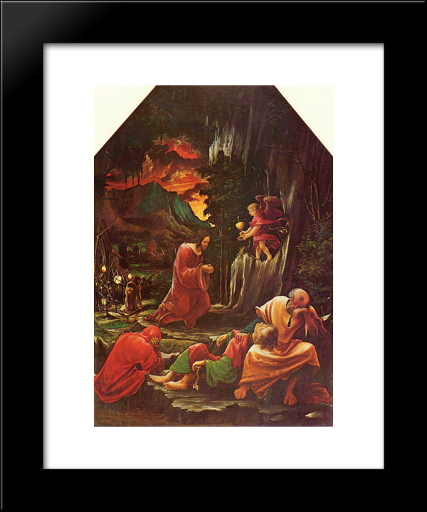 Passion Of Christ 20x24 Black Modern Wood Framed Art Print Poster by Altdorfer, Albrecht
