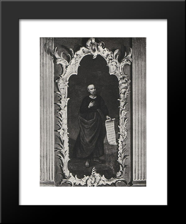 Apostol (St. Peter) 20x24 Black Modern Wood Framed Art Print Poster by Antropov, Aleksey