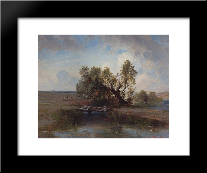 After The Storm 20x24 Black Modern Wood Framed Art Print Poster by Savrasov, Aleksey